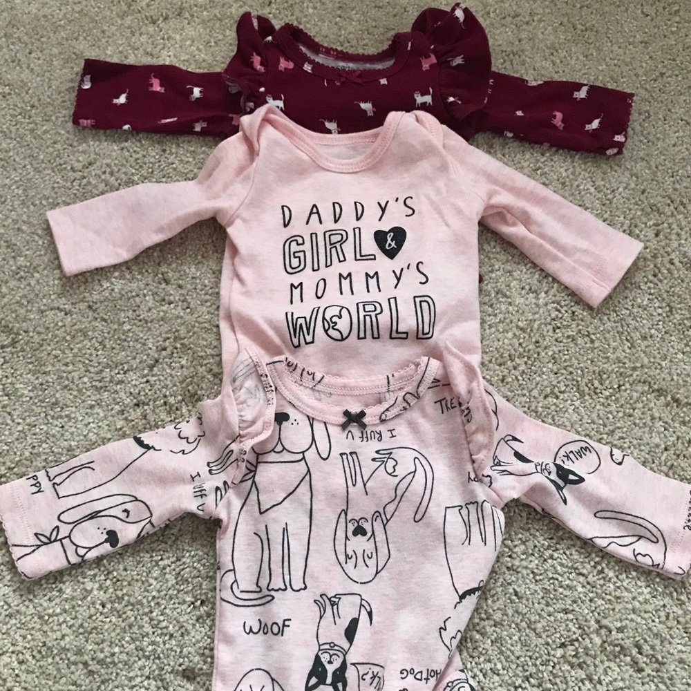 Set of 3 Carter’s Onesies